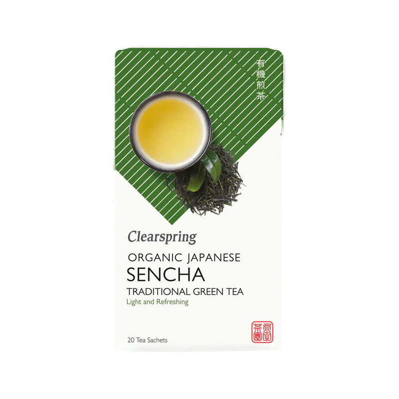 Clearspring - Thé Vert Sencha Japonais Bio 20 Sachets de thé 36g