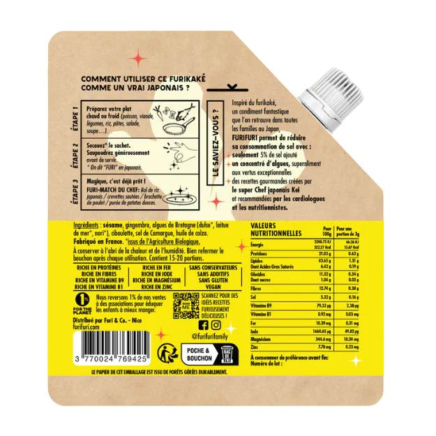 Furi&Co - Furifuri furikake gingembre 45g - Image 2
