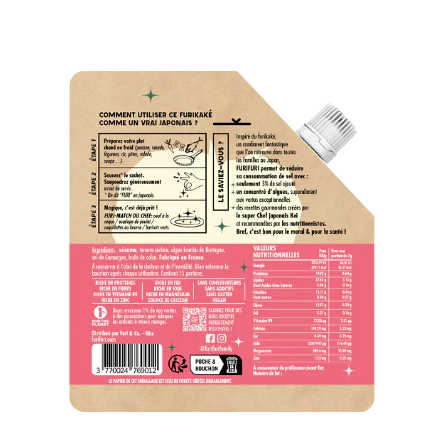 Furi&Co - Furifuri furikake Tomate 45g - Image 2