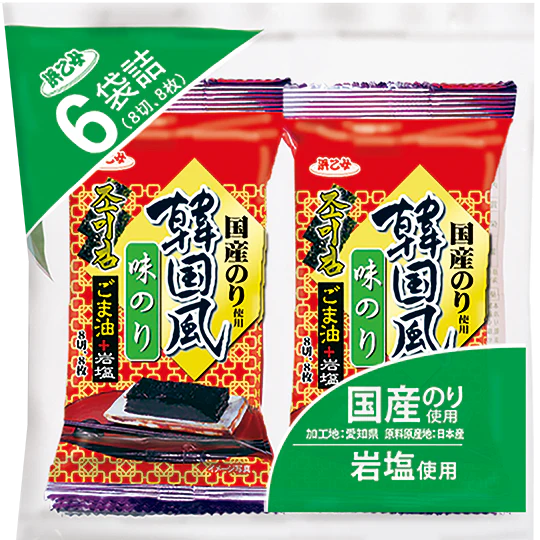 Hamaotome - Nori assaisonné à la coréenne 6 pièces 30 g