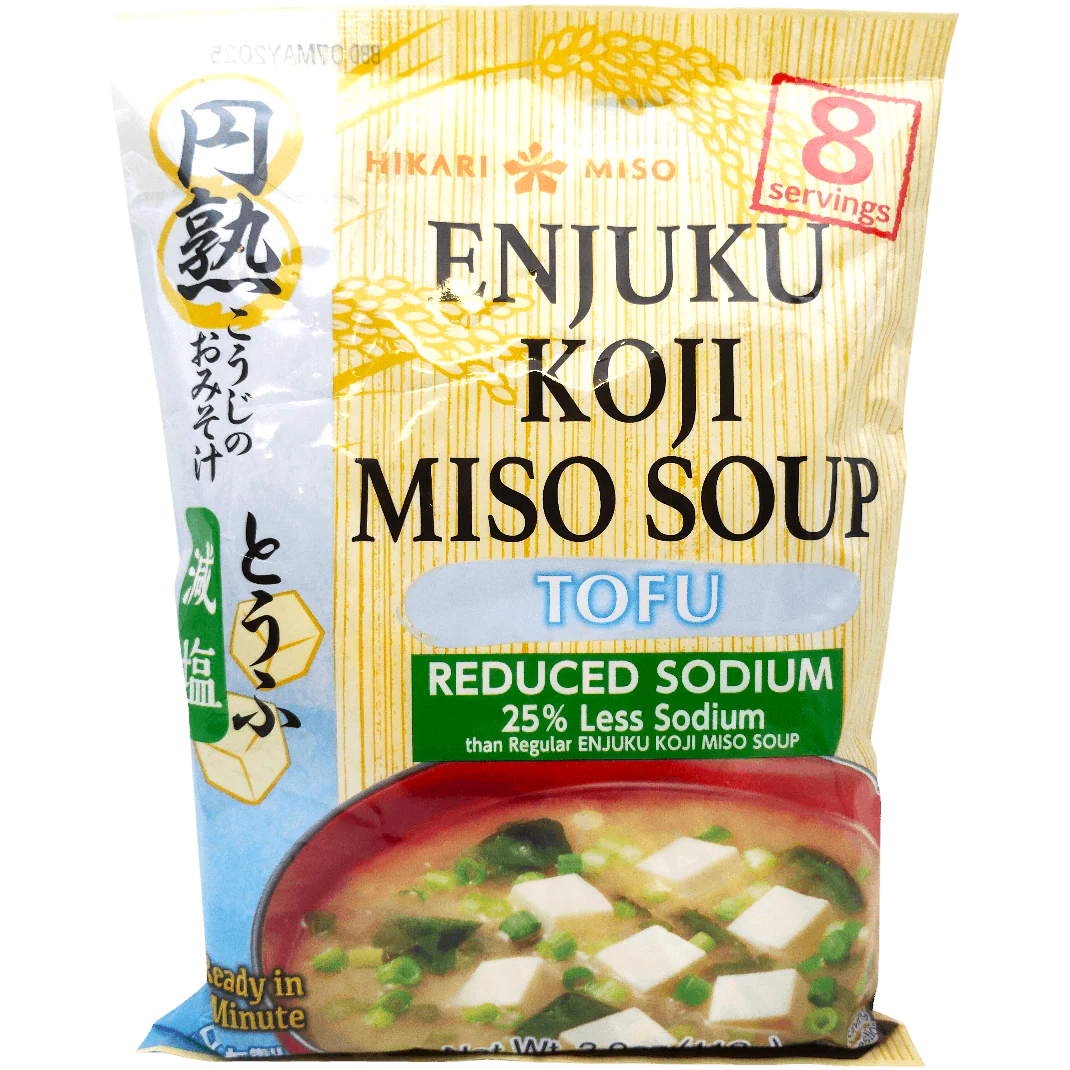 Hikari Miso - Soupe de Miso Enjuku Koji au Tofu Faible en sodium 8x14g