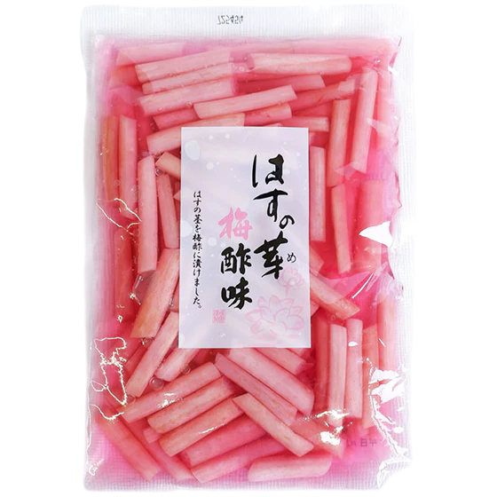 Hotaka Kanko Shokuhin - Jeunes pousses de lotus au vinaigre de prune 150g