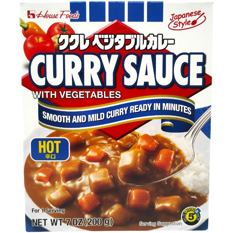 House -  Kukure Sauce Curry Végétal Épicé 200g