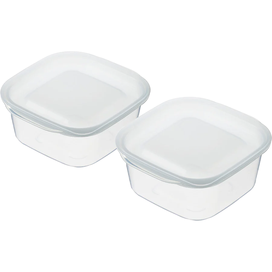 Tupperware carré transparent 270ml 2P - Image 2