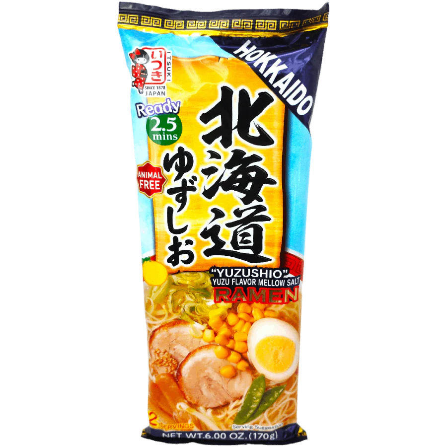 Itsuki - Hokkaido ramen saveur yuzu au sel doux 170g