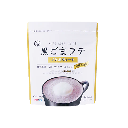 Kuki - Latte au sésame noir sans sucre ajouté 100g