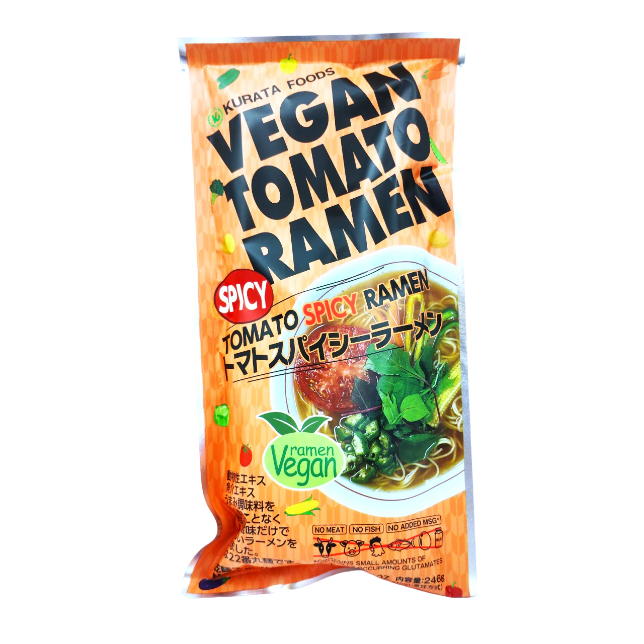 Kurata Shokuhin - Nouilles Ramen Épicé À La Tomate Végan 2X80g