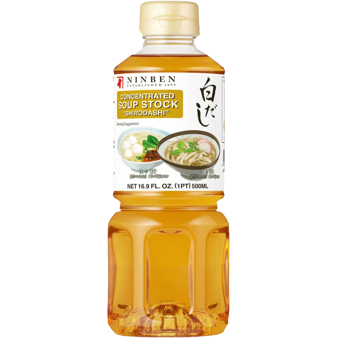 Ninben - Soupe de bouillon condensé Shirodashi 500ml