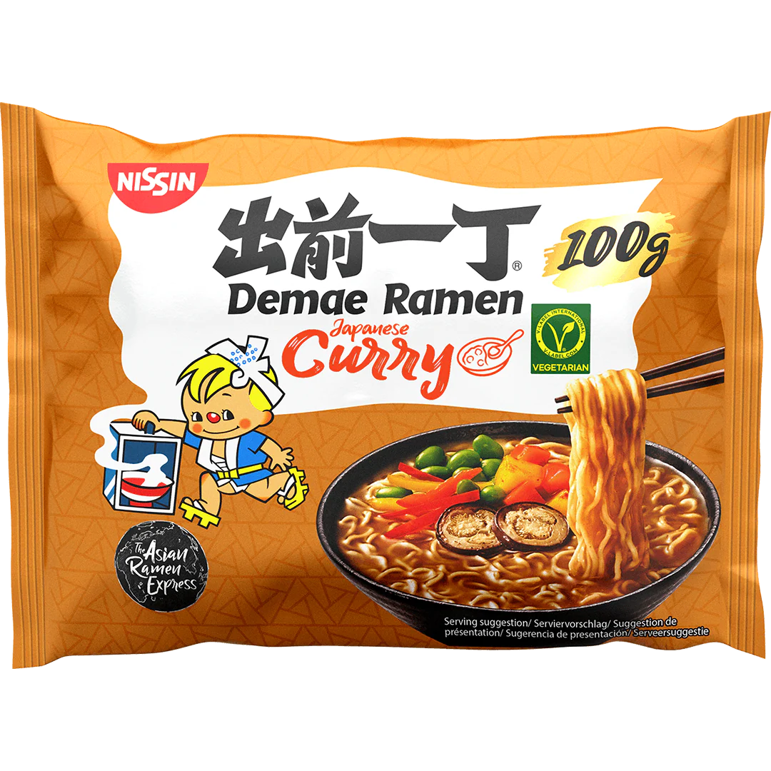 Nissin - Nouilles Ramen Demae Curry Japonais 100G/500ml