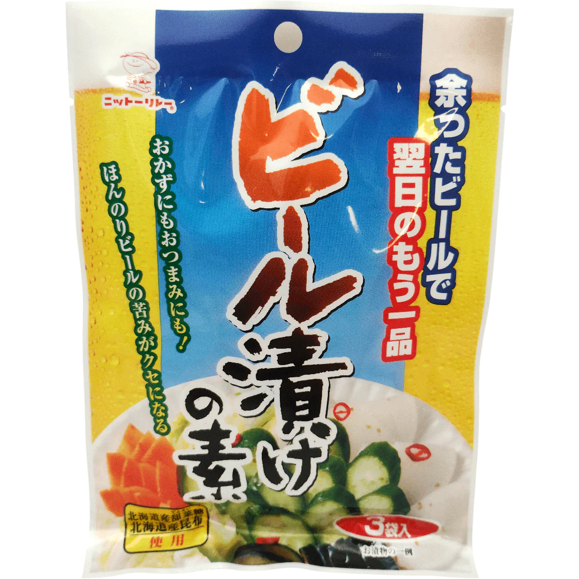 Nitto shokuhin - Base pour marinade à la bière 3x12g