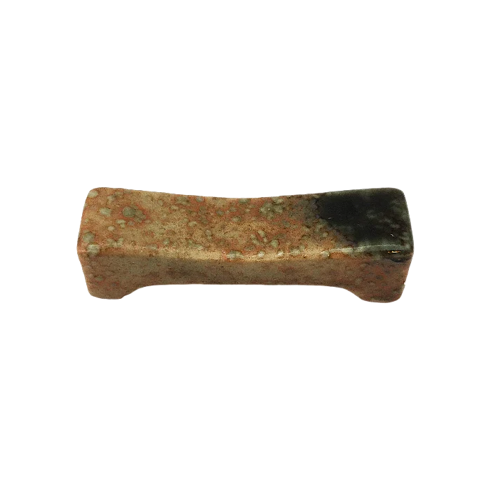 Repose-baguettes en porcelaine en forme de pont en cristal vert 61mm