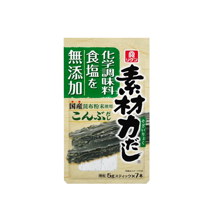 Riken - Bouillon de konbu Sozairyoku Dashi 7X5G