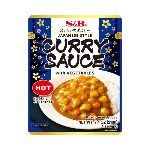 S&B - Sauce au curry avec légumes épicée 210g