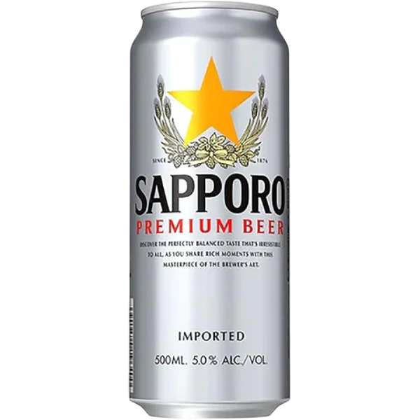 Sapporo - Bière premium beer canette 50cl