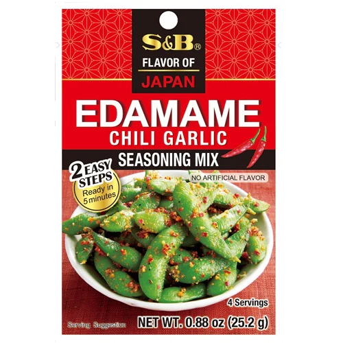 S&B - Mélange d'assaisonnement piment ail edamame 25,2g
