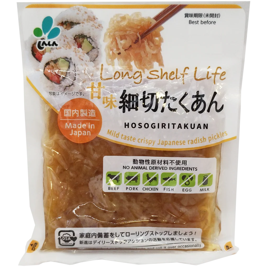 ShinShin - Hosogiritakuan Radis blanc mariné finement coupé 120g