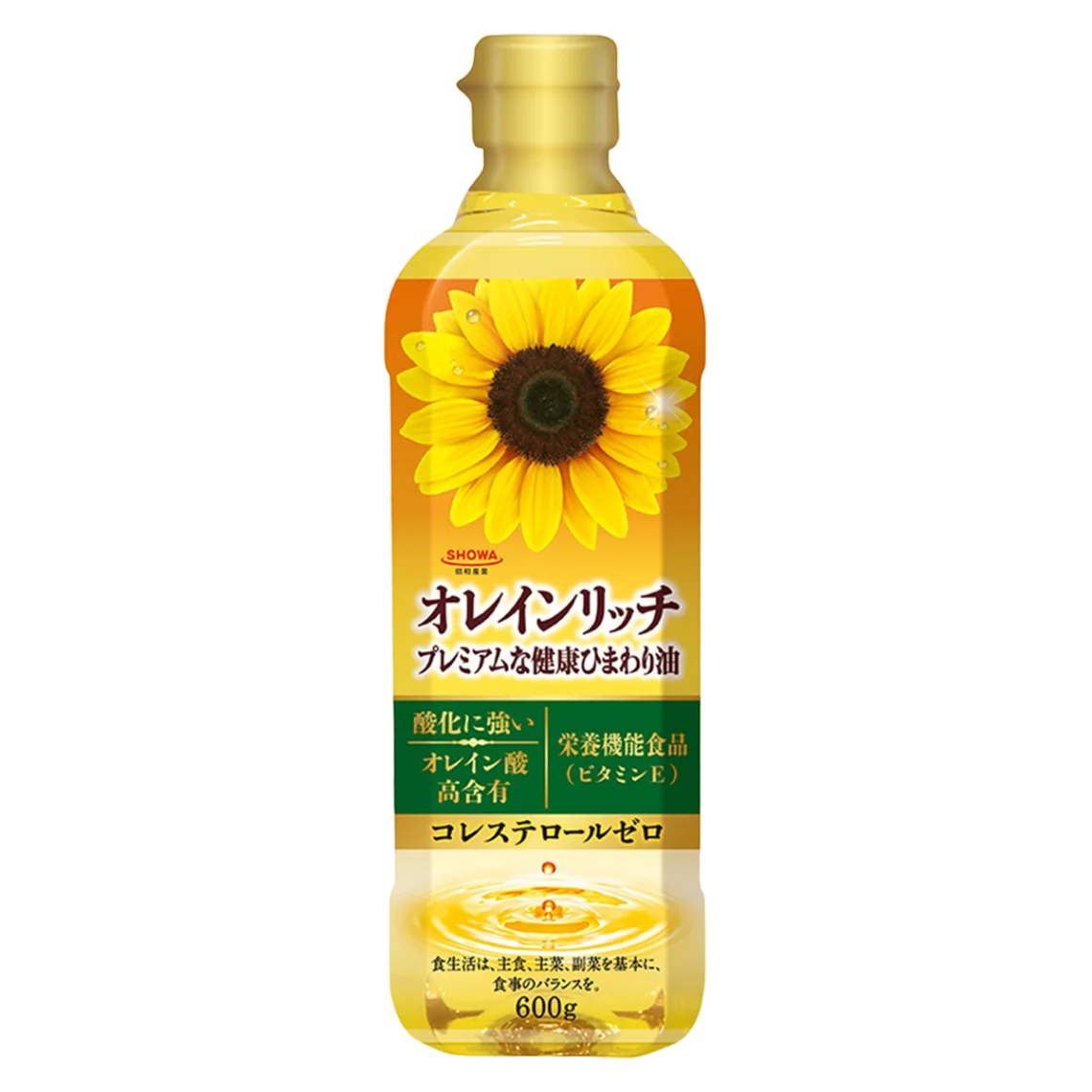 Showa - Huile de Tournesol Riche en Oléine 600g
