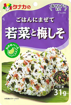 Tanaka - Furikake jeunes pousses et shiso aux prunes 31g