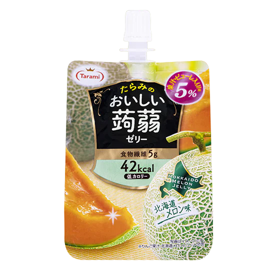 Tarami - Gelées de konjac Saveur melon d'Hokkaido 150g