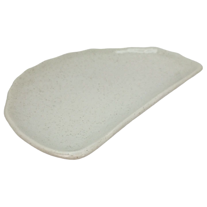 Assiette en porcelaine Demi-Lune 21 x 13 x 3 cm - Image 3