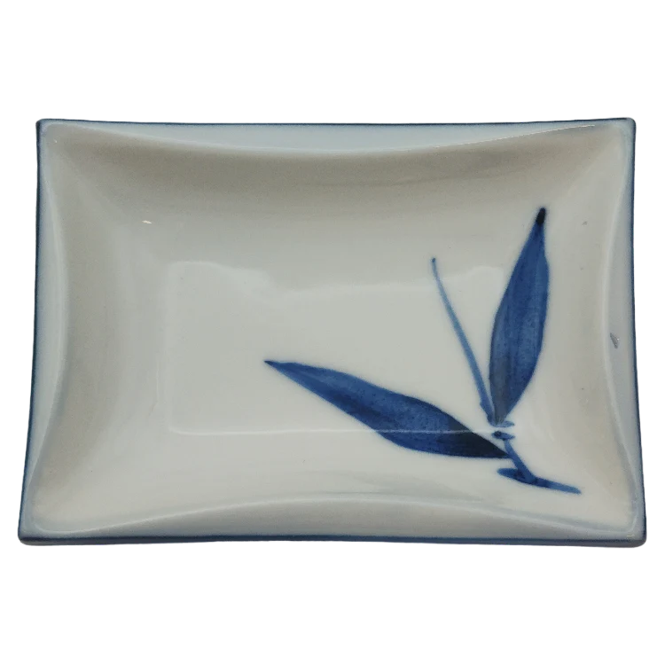 Assiette carrée Sasa Kaku Chiyokuchi 9.3 x 6.7 x 3 cm - Image 2