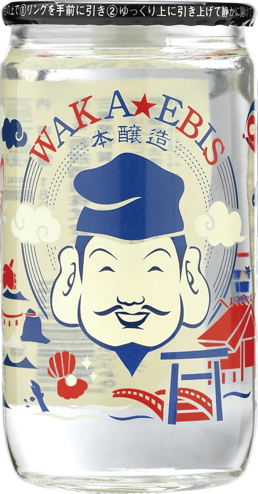 Waka Ebisu - Saké Honjōzō Marumie 15% 180ml